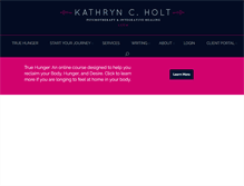 Tablet Screenshot of kathryncholt.com